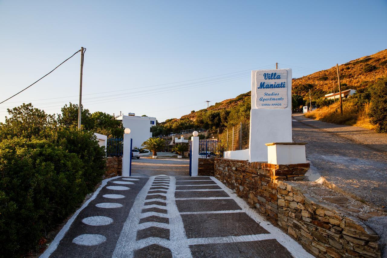 Villa Maniati Studios Áyios Pétros Exterior foto
